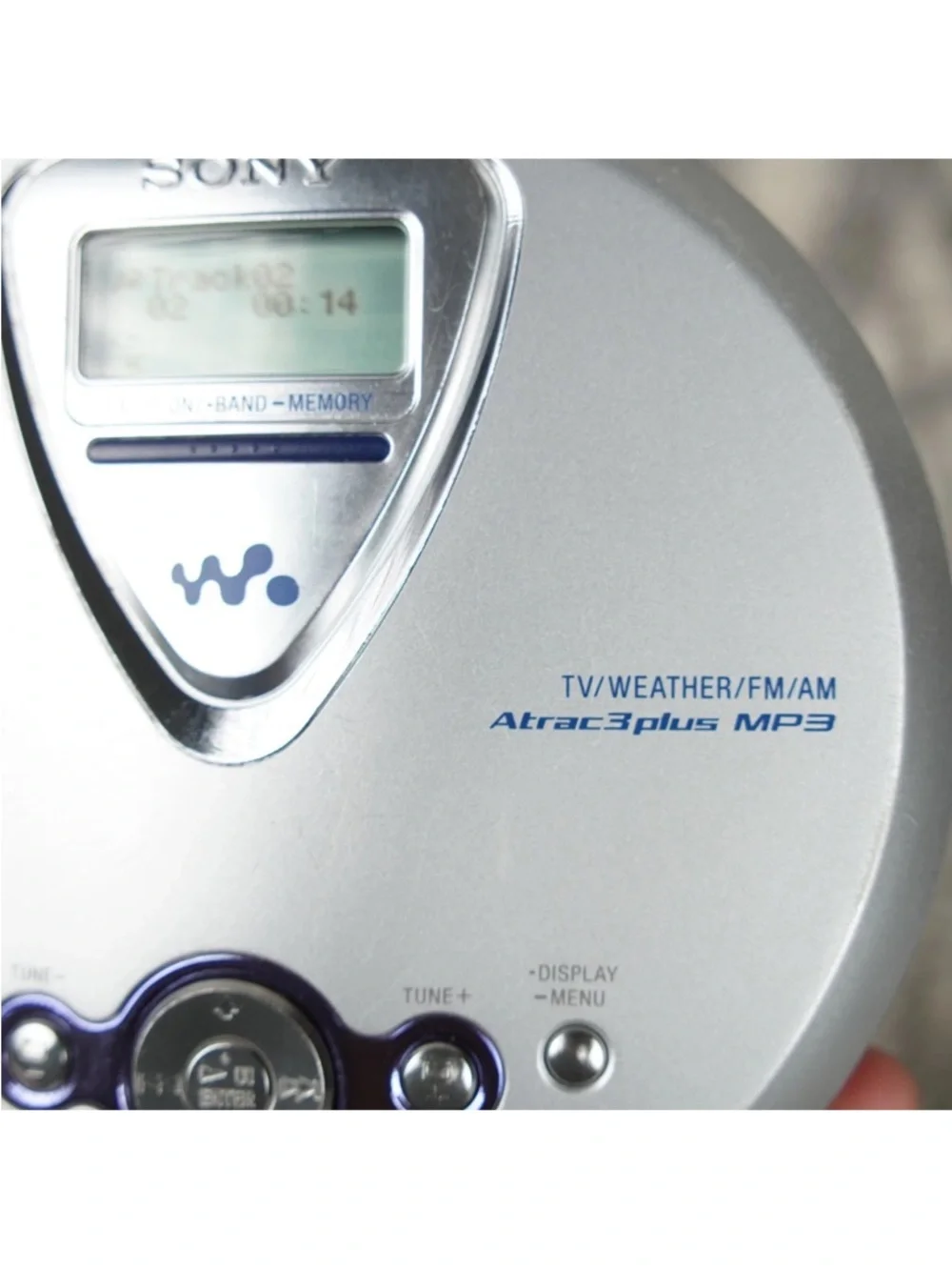Sony Walkman D-NF400 CD Atrac3 Plus MP3 TV Weather FM/AM CD Player TESTED